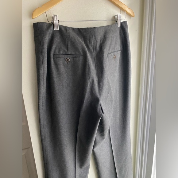 Talbots Heritage Wide Leg Dress Pants Gray Size 8 Women's Business Office Formal - Picture 4 of 5